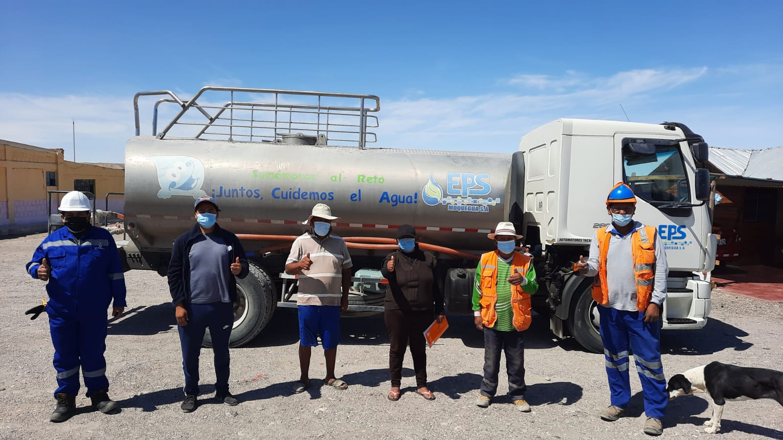 EPS Moquegua inicia reparto de agua potable gratis a poblaciones sin acceso a los servicios de saneamiento